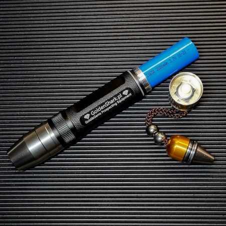 3in1 3xLED UV gemstone flashlight|Golden Shark