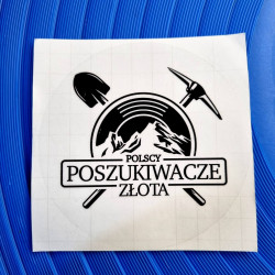 Naklejka Polscy Poszukiwacze Złota