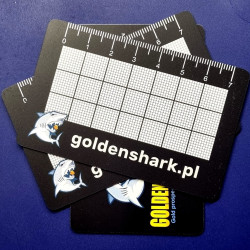GoldenShark gold measure card black matt