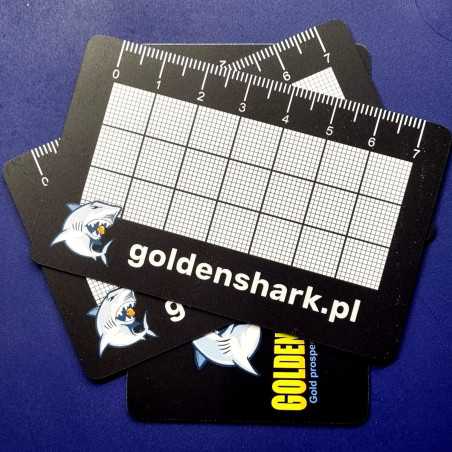 GoldenShark gold measure card black matt|Golden Shark