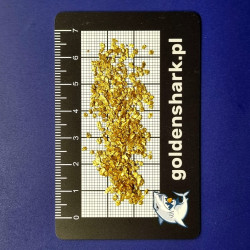 GoldenShark zlatá měrná karta černá matná
