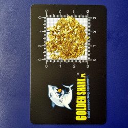 GoldenShark Goldmesskarte schwarz matt
