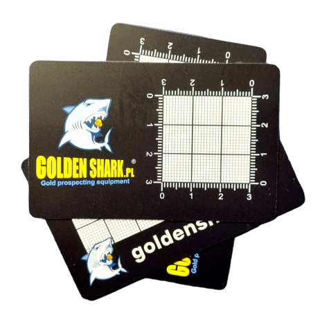 GoldenShark gold measure card black matt|Golden Shark