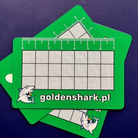 GoldenShark zlatá meracia karta Zelený lesk|Golden Shark