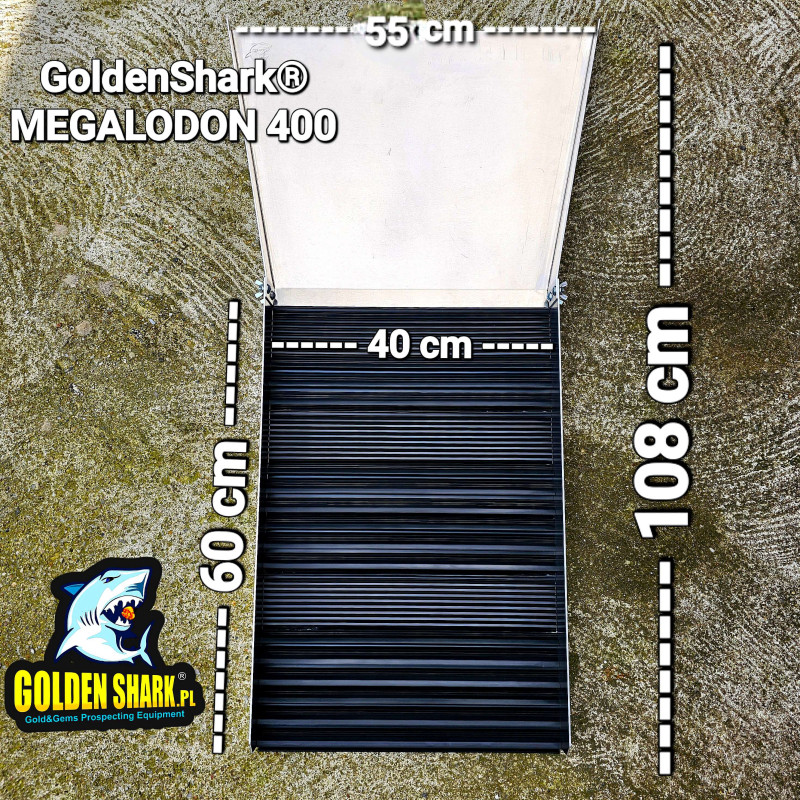 Goldwaschrinne GoldenShark MEGALODON 400