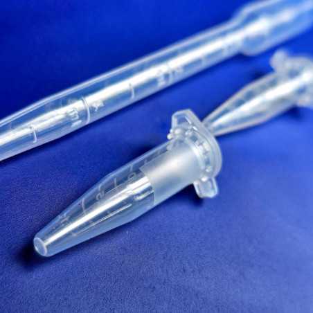 Pipette plus 2 x 1.5ml plastic vials|Golden Shark