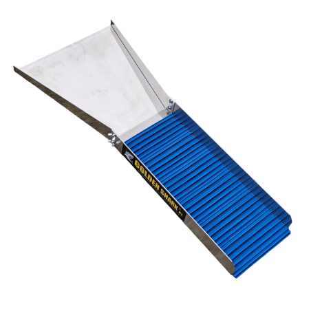 Rampe d'orpaillage GoldenShark M avec tapis BlueShark Pro|Golden Shark