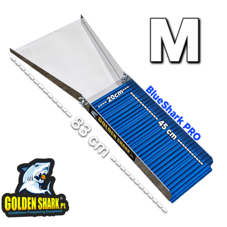 Goldwaschrinne GoldenShark Blue M|Golden Shark