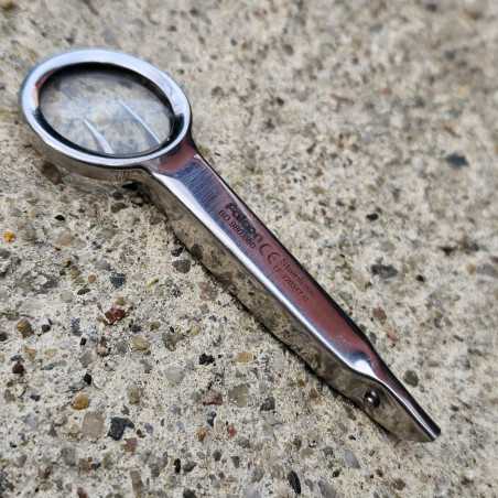 Tweezers with 80mm magnifying glass|Golden Shark