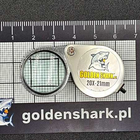 Loupe pliante pour l'or – Grossissement 20x|Golden Shark