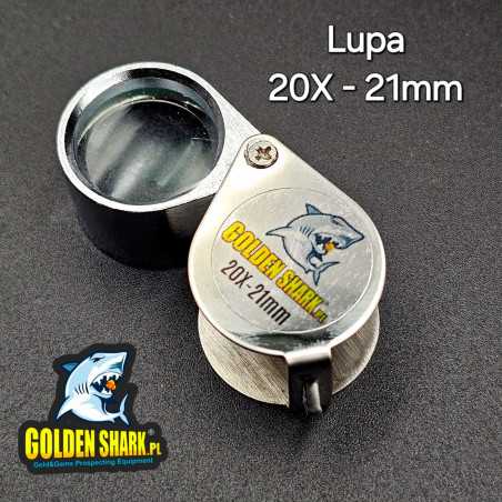 Loupe pliante pour l'or – Grossissement 20x|Golden Shark