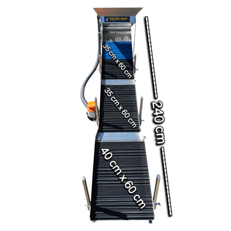 Highbanker GoldenShark Megalodon 35-40 Extra Long – Efficienza massima 240 cm