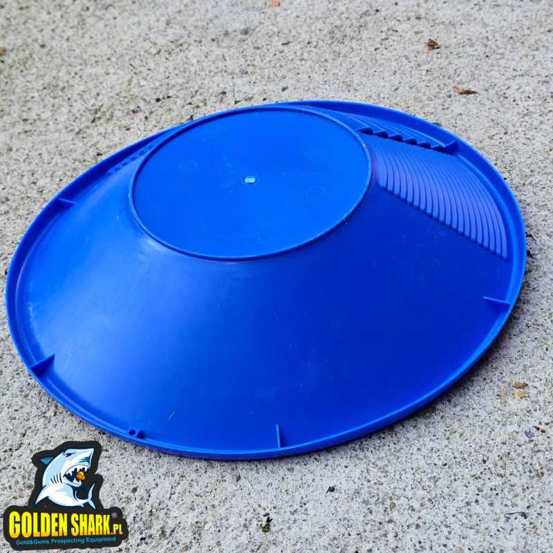 Batea para lavar oro de 38 cm - azul