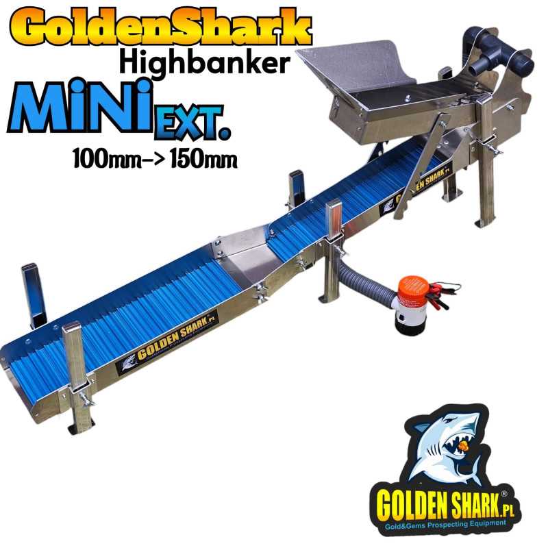 MINI Highbanker EXT mit GoldenShark BluePro Matten