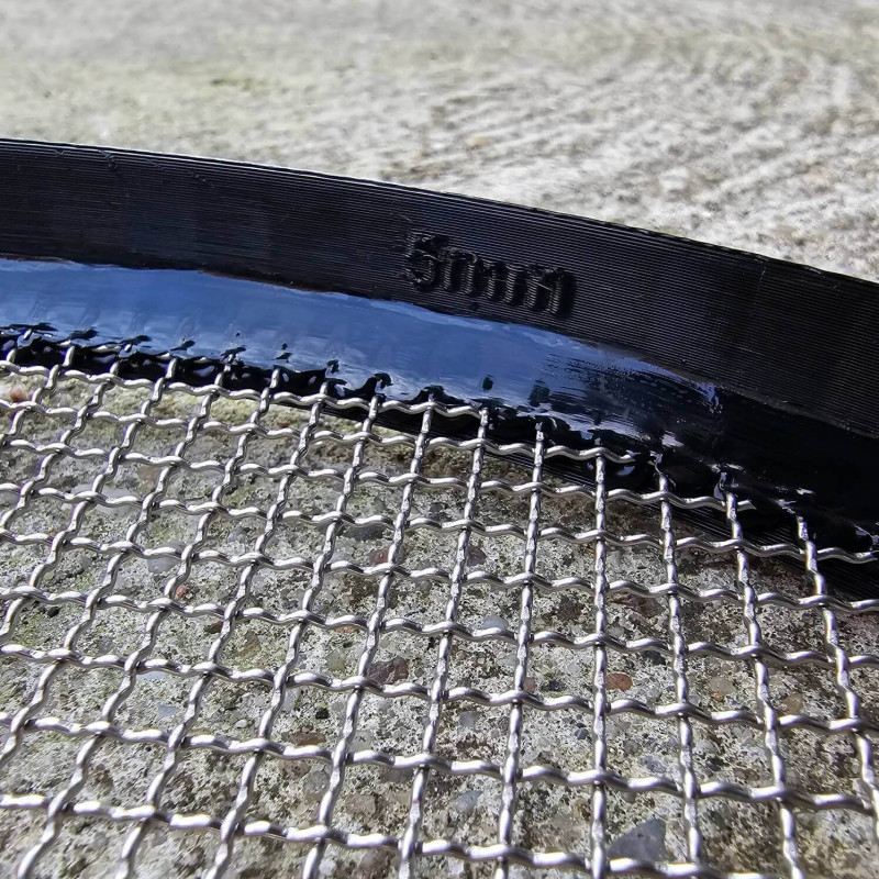 Großes GoldenShark Sieb 30 cm - 5 mm für Edelsteine und Gold