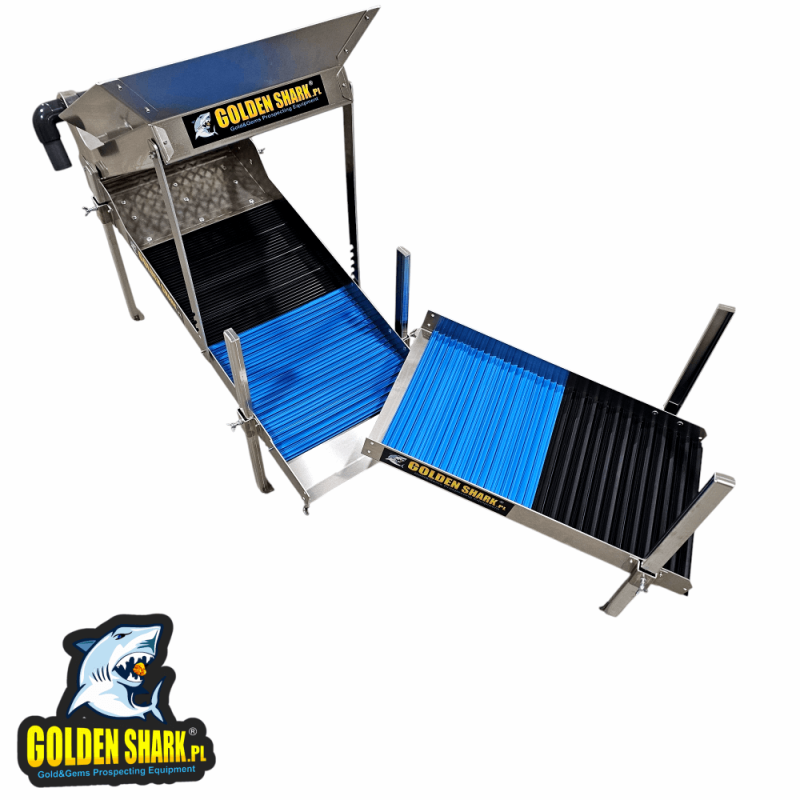 GoldenShark Megalodon 35cm 3en1 – Highbanker et Rampe d’Orpaillage