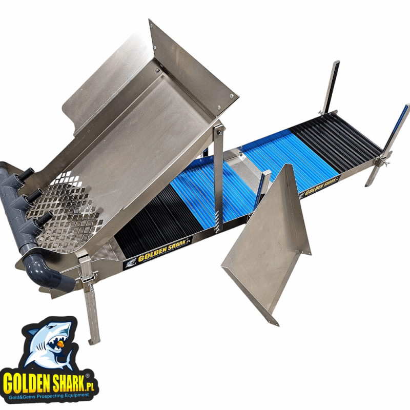 GoldenShark Megalodon 35cm 3en1 – Highbanker et Rampe d’Orpaillage