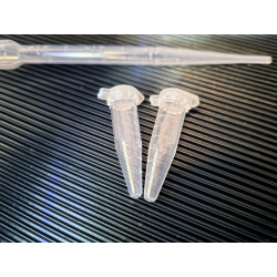 Pipette, 2x vial, 40ml glass container