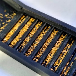Schlüsselanhänger, goldwaschrinne GoldenShark